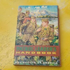 1967 BSA Boy Scouts of America Patrol Leaders Handbook Vintage